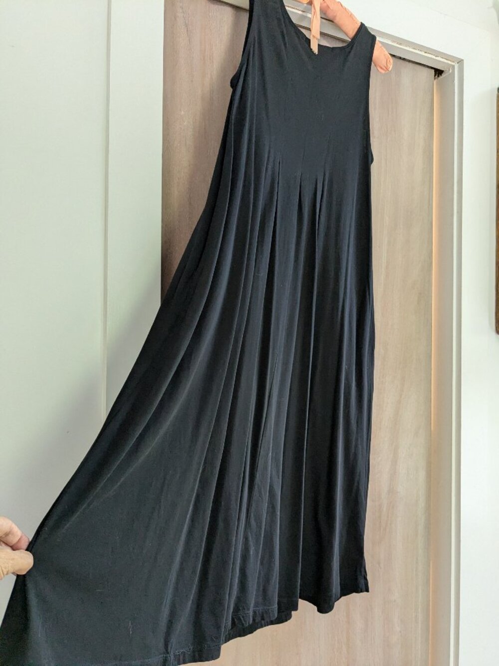 Gudrun Sjoden Knife Pleat Maxi Dress - size M